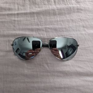 Ray-Ban Pilot Carbon Fiber Silver Mirror Polarized